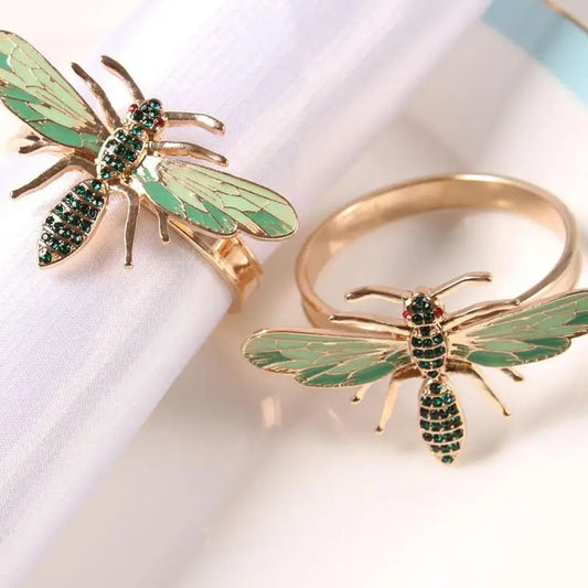 Napkin Rings Bee Set