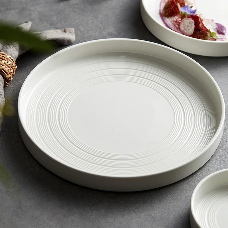 Ceramic Dinner - White Plates